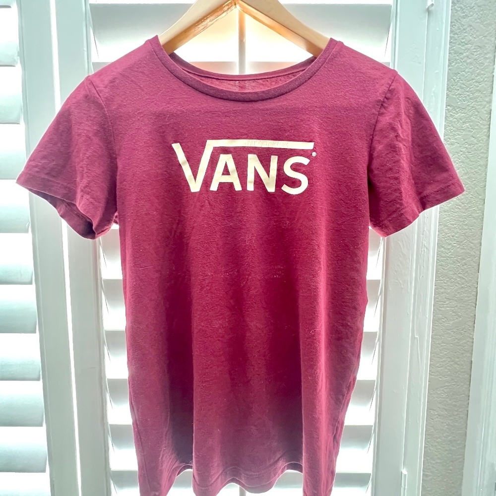 Vans Maroon Tshirt